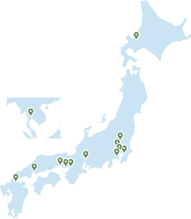 各事業所一覧の地図
