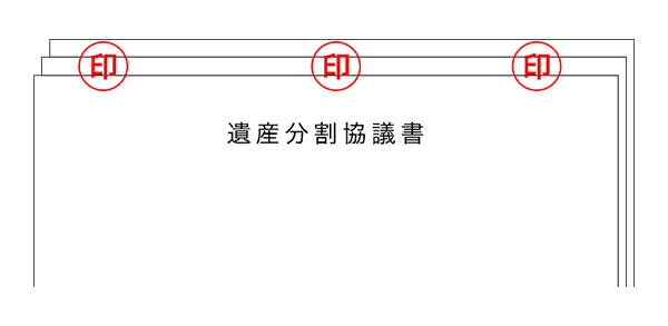 遺産分割協議書　ダミー